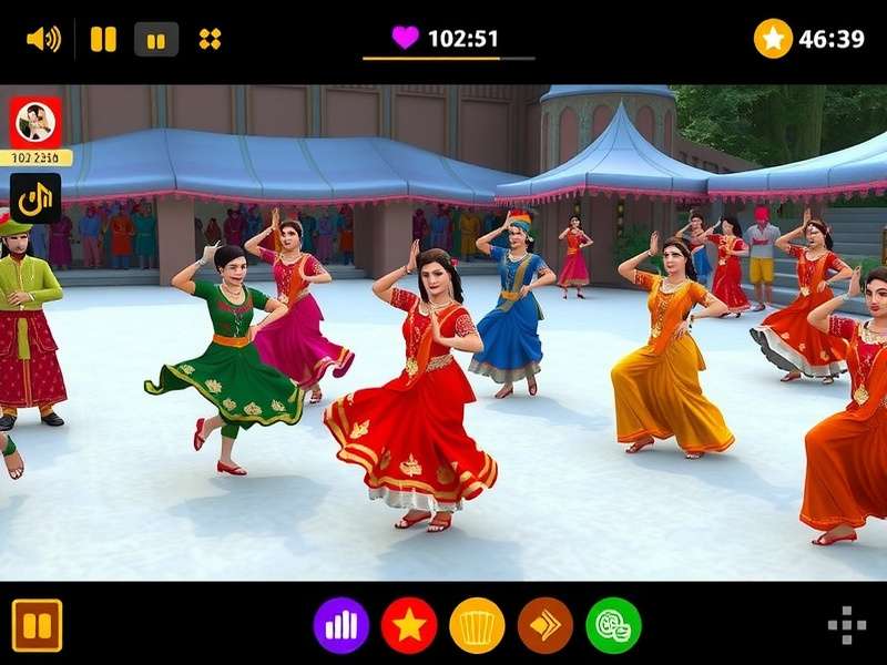 Bolly Dance Sovereign game screenshot showing vibrant dance moves